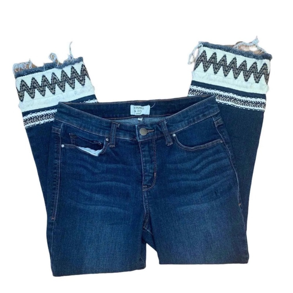 Embroidered Jeans